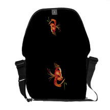 Skipper on Orange Tiger Lily Courier Bags