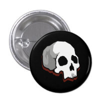 Skull 18 pinback button