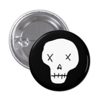 Skull 4 pinback buttons