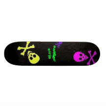 Skull_569378571_23-skulls, skater girls custom skateboard