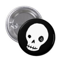 Skull 5 pinback buttons