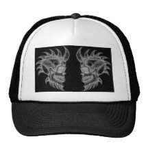 skull 5, skull 4 trucker hat
