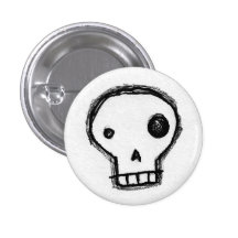 Skull 9 pinback button