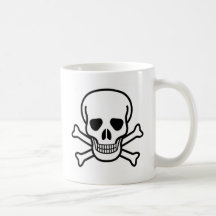 skull and crossbones coffee mugs