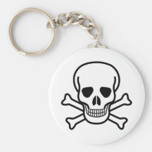 skull and crossbones keychain