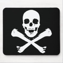 Skull and Crossbones mousepads