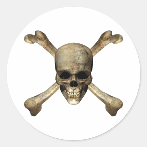 Skull and Crossbones Stickers