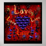 Skull Art Valentine Print