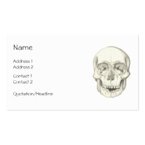 Skull business cards business cards