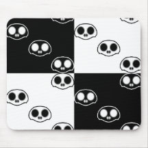 Skull Chequered MousePad