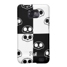Skull Chequered Samsung Galaxy S Cover