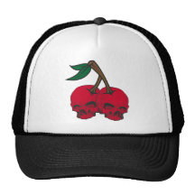 Skull Cherries Mesh Hat
