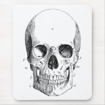 Skull Diagram Mousepad