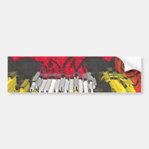 skull halloween design bumper sticker