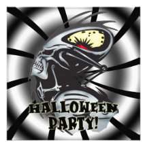 Skull Halloween Party Invitation