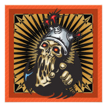 Skull Halloween Party Invitation