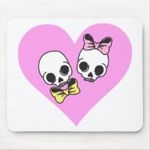 skull love mousemat