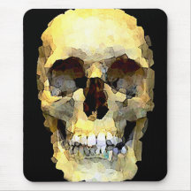 skull mouse pad