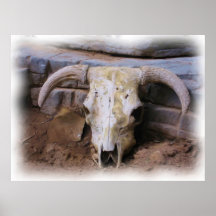 Skull Painting Poster