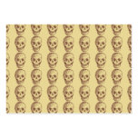 Skull Pattern. Brown. Business Cards