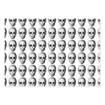 Skull Pattern in Black and White. Business Cards