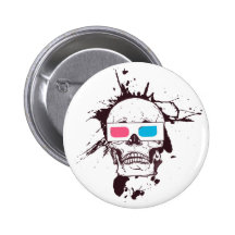 Skull Pinback Buttons