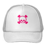 skull - pink hat