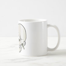 Skull ~ Red Rose 2 Tattoo Skull Fantasy Art Coffee Mugs