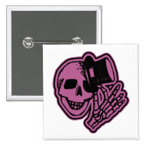 Skull Top Hat Gentleman Pink