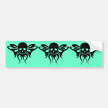 Skullfly Bumper Sticker
