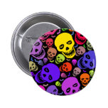 Skulls'n'Bats Button Badge