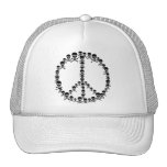 Skully Peace Sign Trucker Hat