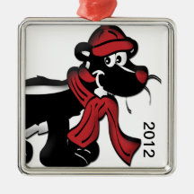 Skunk Christmas Christmas Ornaments
