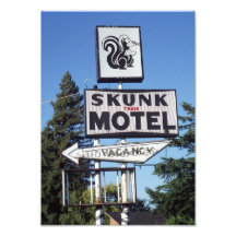 Skunk Train Motel Photograph