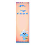 Sky Blue Bird profilecard_skinny_vertical, Business Card Template