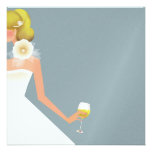 sky blue bridal shower invitation
