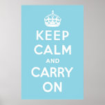 Sky Blue Poster