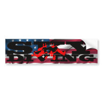 Skydiving bumper stickers