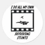 Skydiving Stunts Stickers