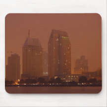 Skyline City Cities Fog Morning 3 Mousepad