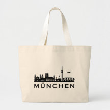 Skyline München Tragetaschen