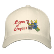 Slayer of Dragons Embroidered Baseball Cap