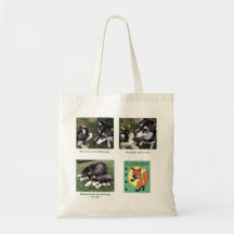 Sled Dog & Mini Me Tote Bag