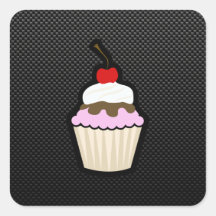 Sleek Cupcake Sticker