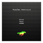 Sleek Horse Racing Invitation