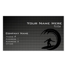 Sleek Surfing Business Card Template