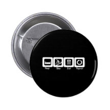 Sleep Bike Eat Repeat Buttons