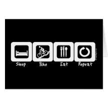 Sleep Bike Eat Repeat Cards