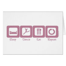 Sleep Dance Eat Repeat Cards