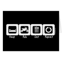 Sleep Ride Eat Repeat Cards